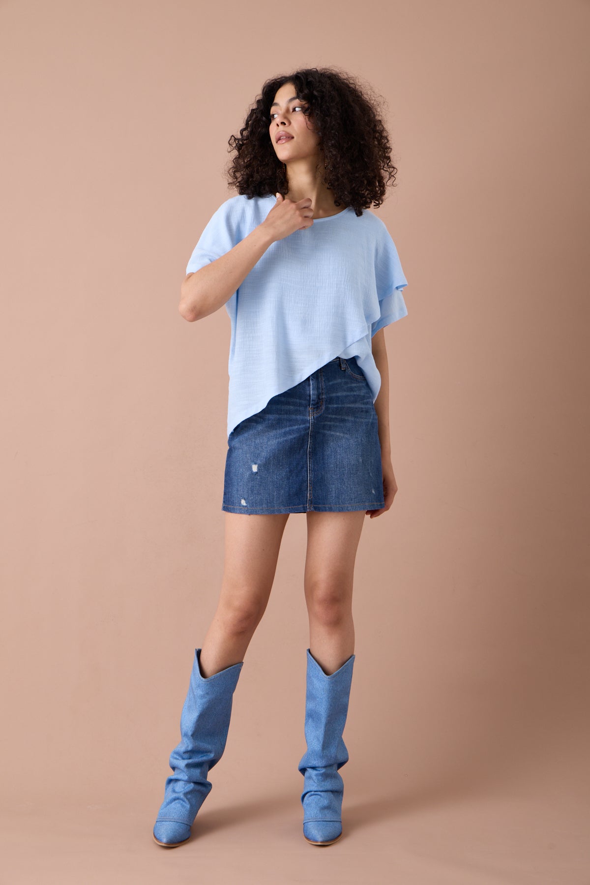 Toptan Katmanlı Bluz 5751 6'lı Paket