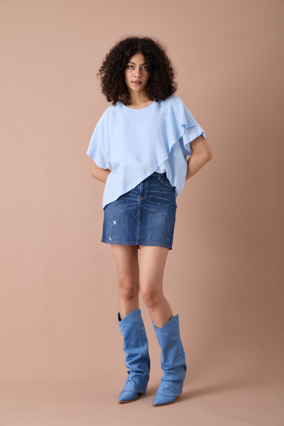 Toptan Katmanlı Bluz 5751 6'lı Paket